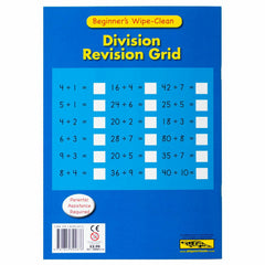 Alligator Book Division Beginners Maths Wipe Clean Book - Maqio