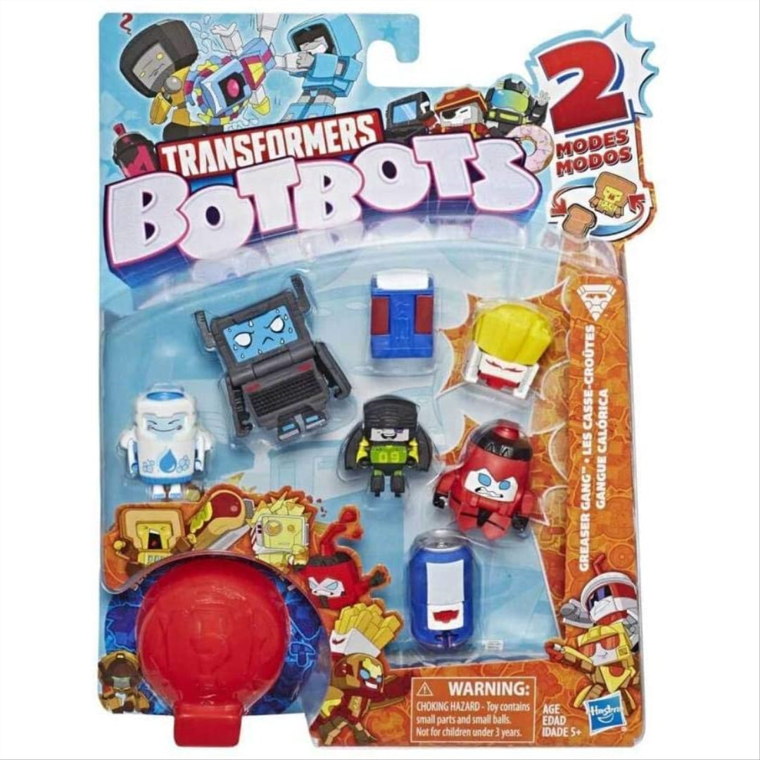 Botbots Transforming Pack of 8 Figures 4cm Series 1 Random Figures - Maqio