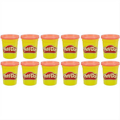 Play-Doh Bulk 12-Pack of Red Non-Toxic Modelling Compound 113g Cans