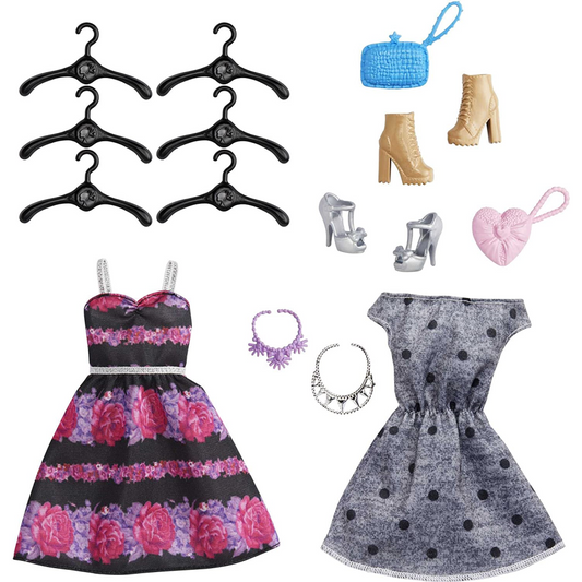 Barbie Fashionistas Ultimate Closet & Doll with 2 Sets of Clothing & Accessories