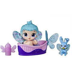 Baby Alive Glo Pixies Minis Glow-in-The-Dark Doll 3.75 inch - Aqua Flutter