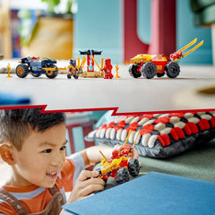 LEGO NINJAGO 71789 Kai and Ras's Car and Bike Battle Set