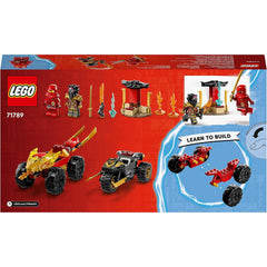 LEGO NINJAGO 71789 Kai and Ras's Car and Bike Battle Set