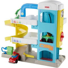 Fisher-Price Little People Toddler Playset & Spiral Race Track
