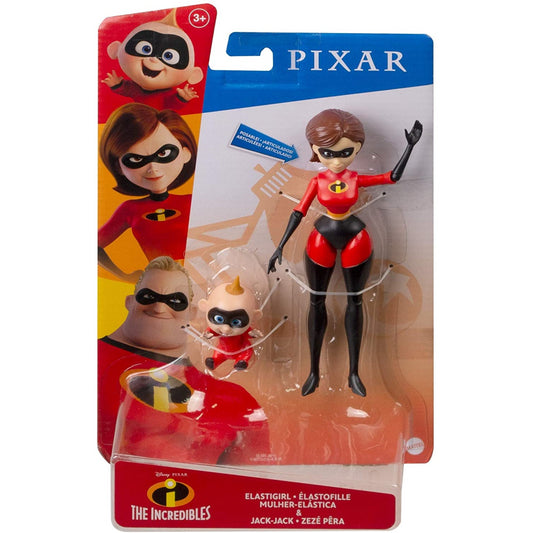 The Incredibles Elastigirl & Jack-Jack Action Figures GLX85 - Maqio
