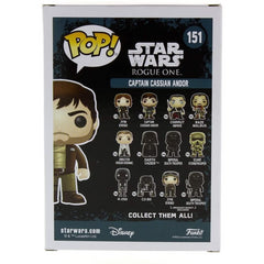 Funko POP Star Wars Rogue One Captain Cassian Andor Bobble Toy 151