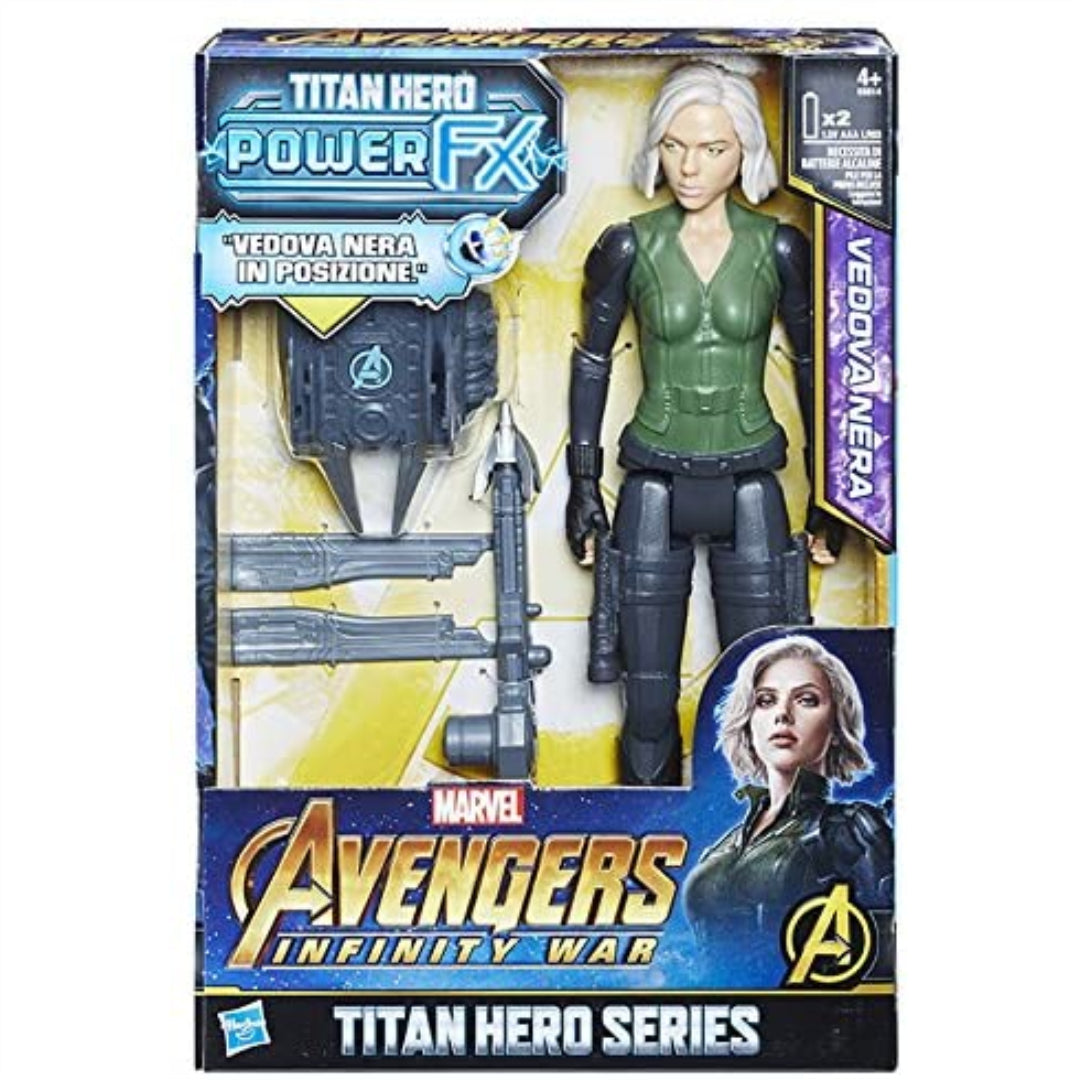 The Avengers Infinity War Black Widow Action Figure & Titan Hero Power FX - Maqio