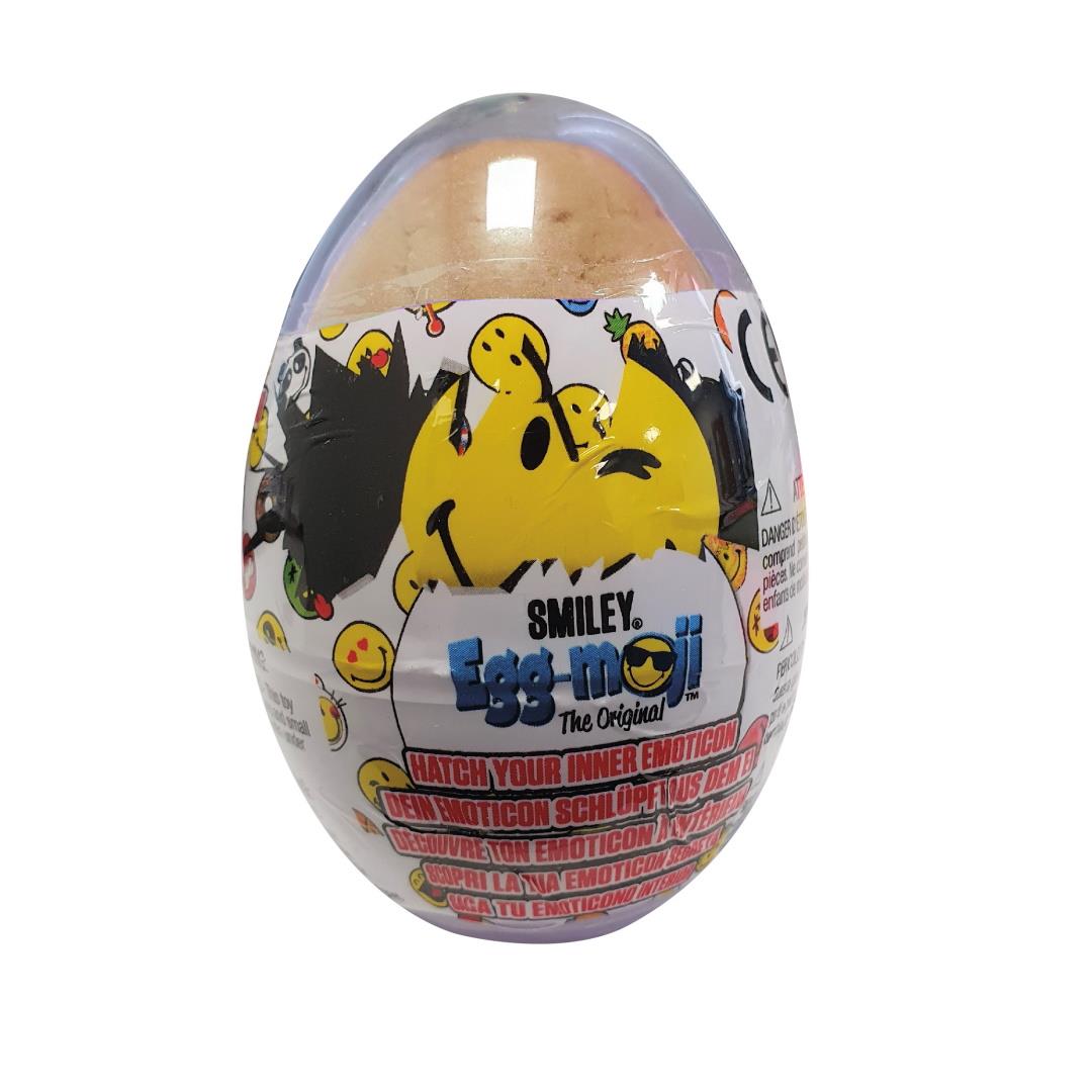Smiley Egg Moji Collectable Emoji 1 Pack - Orange - Maqio