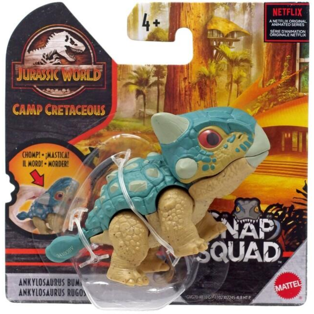 Jurassic World Snap Squad Camp Cretaceous Ankylosaurus – Maqio