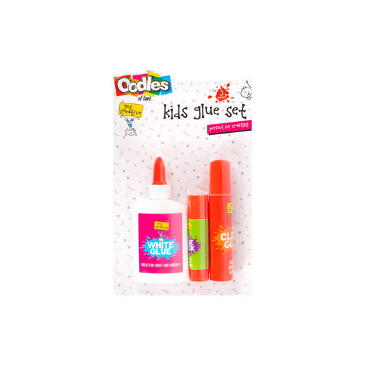 Oodles 3 Piece mess free Safe Glue Set - Maqio