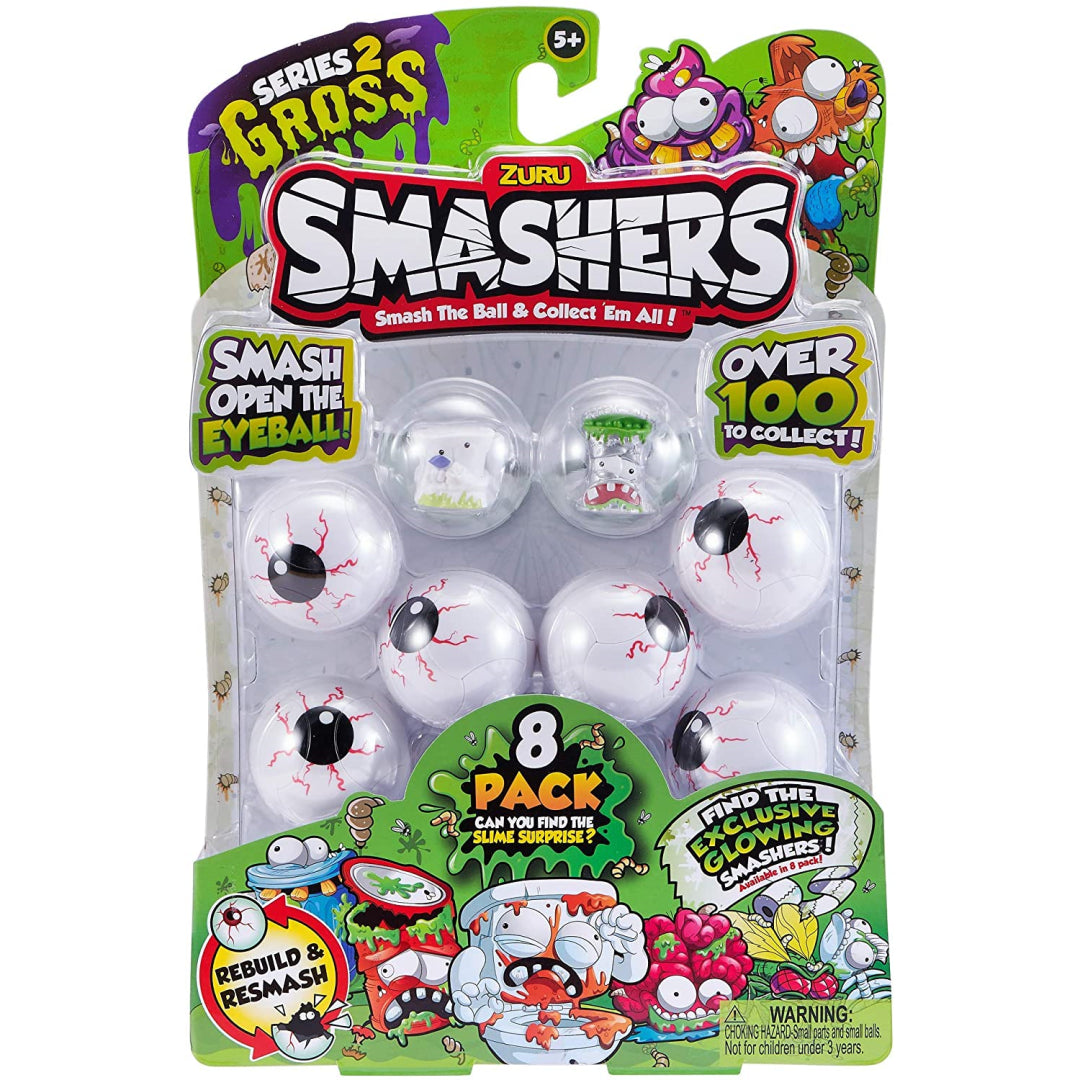 Zuru Smashers Pack of 8 from Series 2 - Maqio