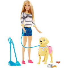 Barbie Walk & Potty Pup Pet Playset