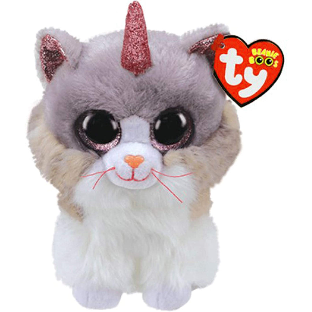 Ty Toys Beanie Babies Boos Asher Unicorn Cat TY 15cm - Maqio