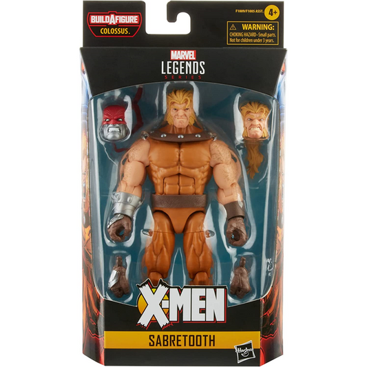 Marvel Legends Series SABRETOOTH Figure 3 X-Men: Age of Apocalypse (BAF COLOSSUS-HEAD)
