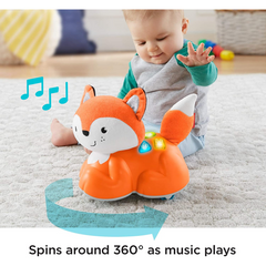 Fisher-Price Sit-to-Crawl Learning Fox New Interactive Infant Toy