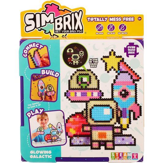 Simbrix Glowing Galactic Pack 1500+ Bricks