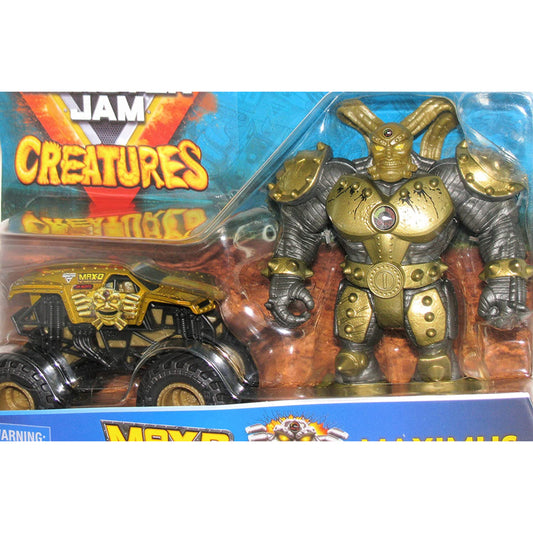 Monster Jam Creatures 5 Inch Die-Cast Vehicle - Max-D & Maximus