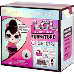 L.O.L Surprise! Furniture Set and Vehicle with Spice Doll & 10+ Surprises