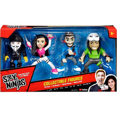 Spy Ninjas Collectible 4-Figure Pack - PZ Funf VY Daniel Melvin