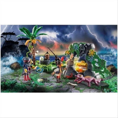 Playmobil 70414 Pirates Pirate Island with Treasure Play Figure Playset