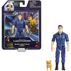 Disney Pixar Lightyear 5-inch Buzz Lightyear Figure and Sox Robot Cat
