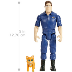 Disney Pixar Lightyear 5-inch Buzz Lightyear Figure and Sox Robot Cat