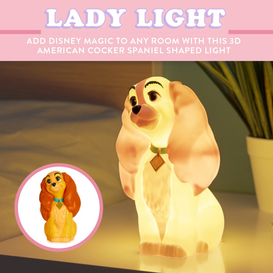 Disney Lady Light 3D  Lamp Lady & The Tramp