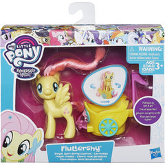 My Little Pony Fluttershy Figure and Royal Spin Along Chariots