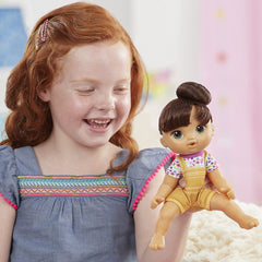 Littles by Baby Alive Carry n Go Squad - Little Nadia Brown Hair Doll