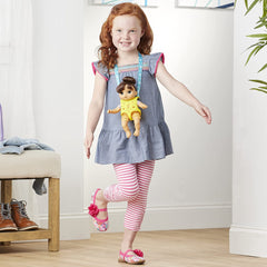 Littles by Baby Alive Carry n Go Squad - Little Nadia Brown Hair Doll