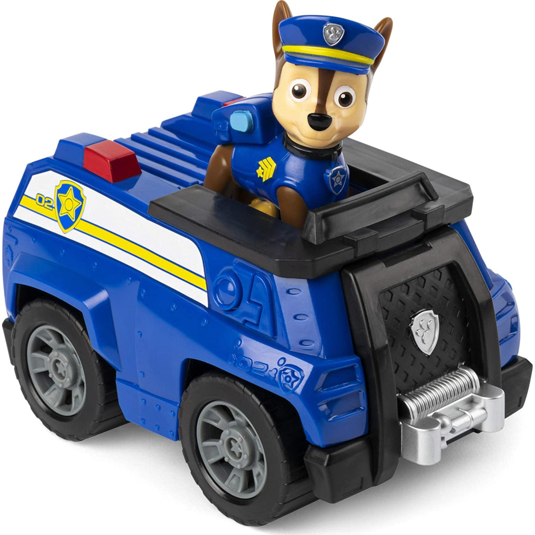 Paw Patrol Chase’s Patrol Cruiser Vehicle with Collectible Figure 20114321 - Maqio