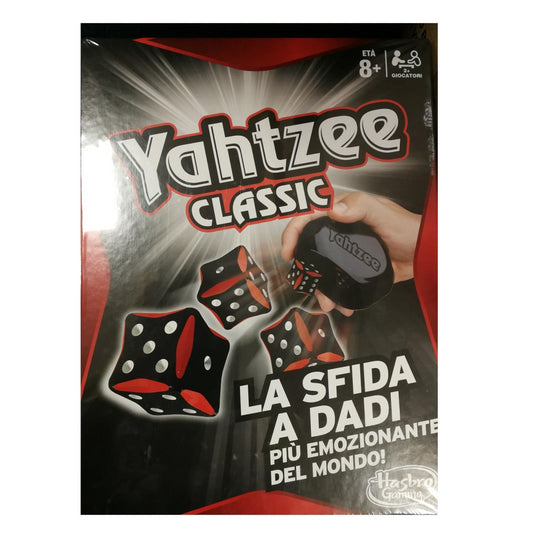 Yahtzee Classic Family Dice Board Game - ITALIAN LANGUAGE - Maqio