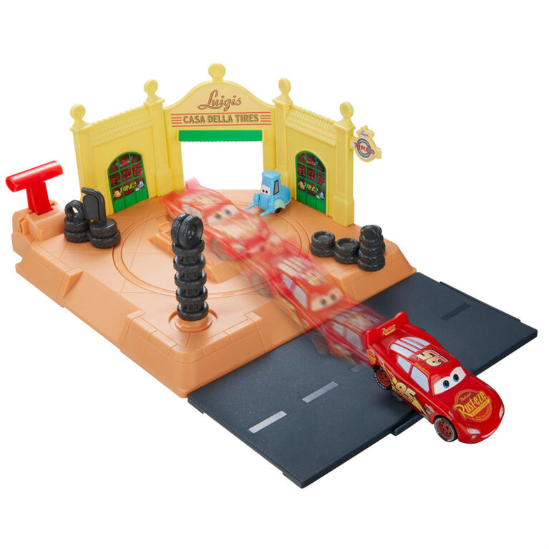 Disney Pixar Cars Luigis Tire Shop Story Play Set - Maqio