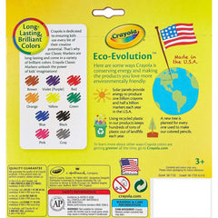 Crayola Class Clear Broad 10 Pack Markers Colouring - Maqio