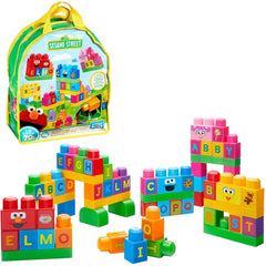 Mega Bloks Lets Build Sesame Street Buildable Playset - Maqio