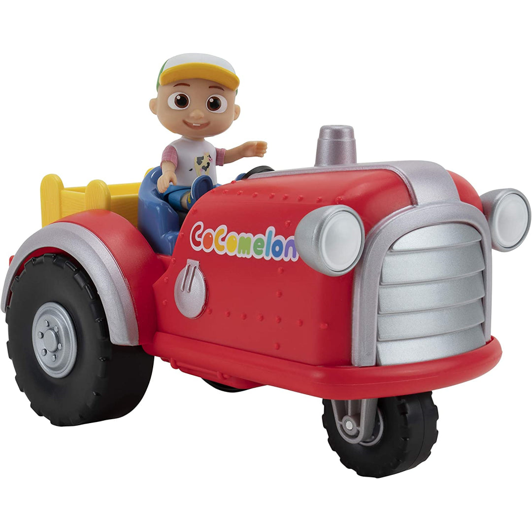 Cocomelon Red Musical Tractor & JJ Action Figure - Maqio