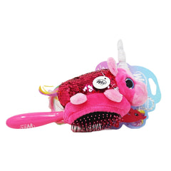 Wet Brush Kids Hair Brush Detangler & Rainbow Sequence Unicorn - Maqio