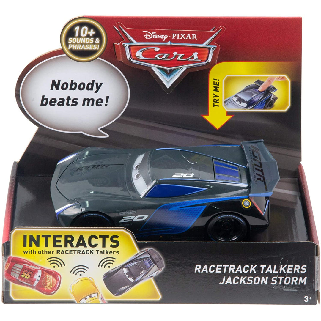 Pixar Cars Jackson Storm Racetrack Talkers Interactive Vehicles - Maqio