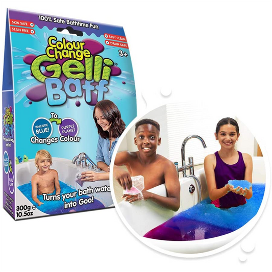 Gelli Baff Colour Change 1 Use Goo Bath - 300G Blue To Purple