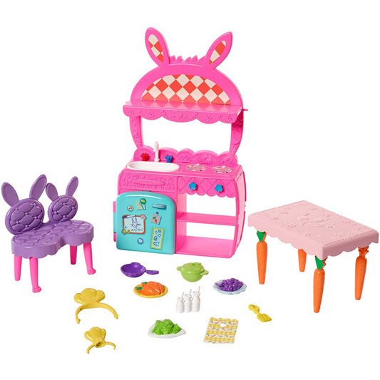 Enchantimals Kitchen Fun Playset with Bree Bunny Doll and Twist Figure FRH47 - Maqio