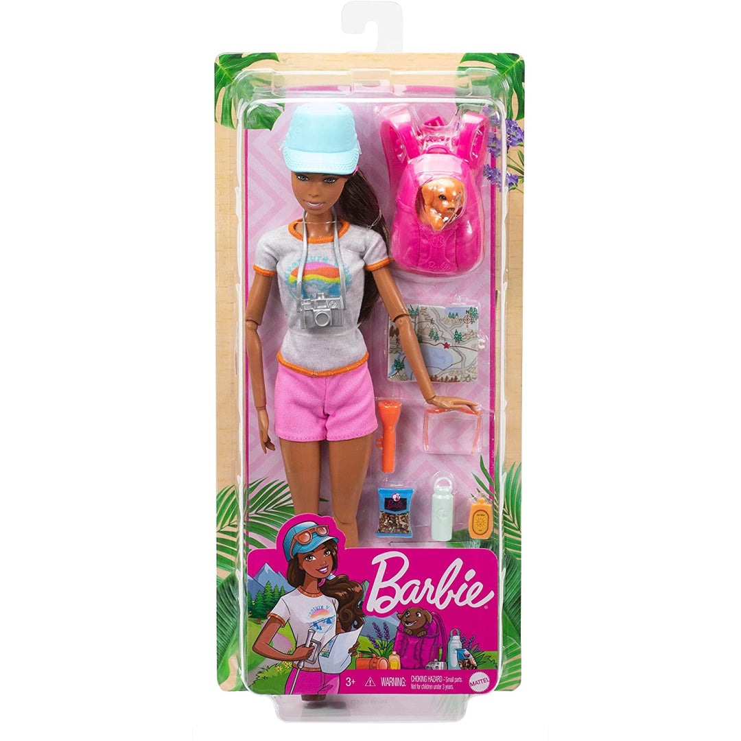 Barbie Hiking Adventure with Puppy & Accessories - Maqio