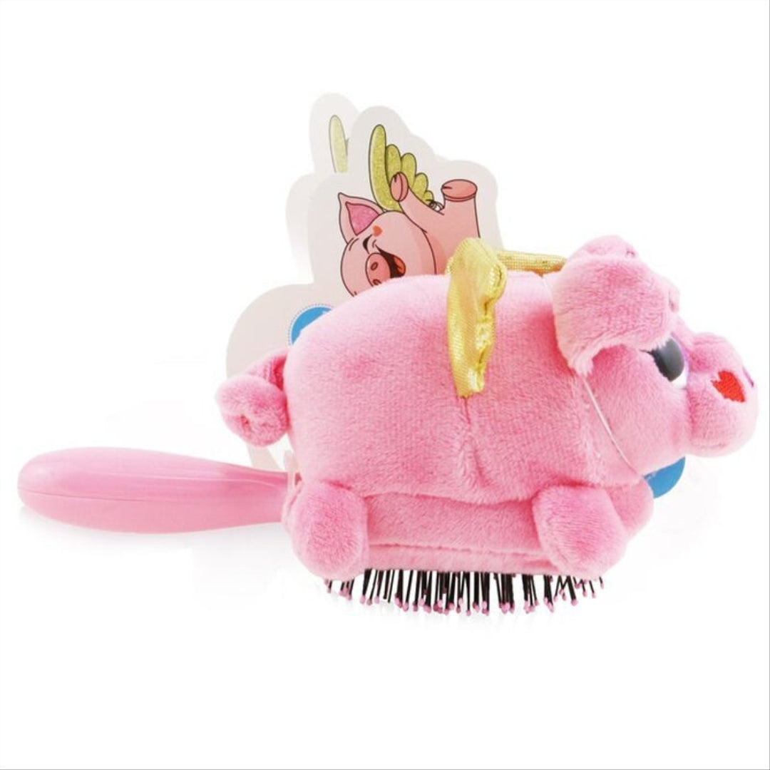 Wet Brush Kids Hair Brush Detangler & Detachable Flying Pig - Maqio