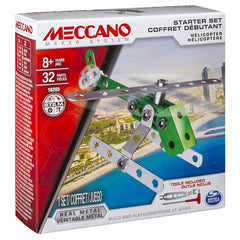 Meccano Helicopter Start Construction Toy Playset - Maqio