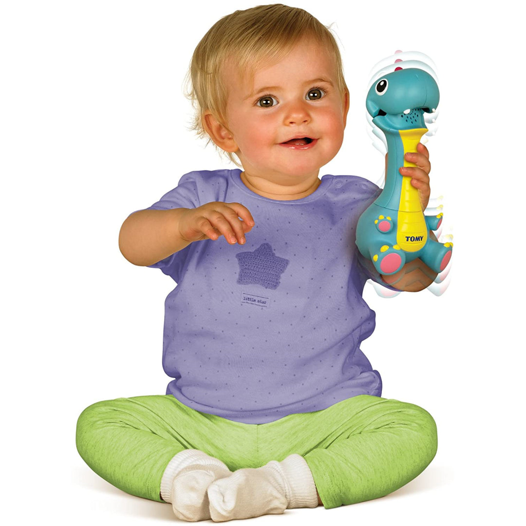 TOMY E72352 Toomies Stomp and Roar Dinosaur Musical Toddler Toy - Maqio