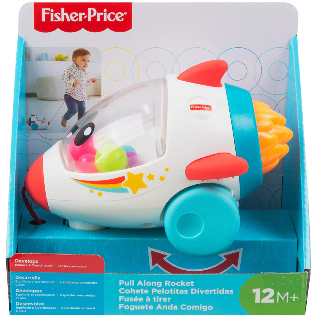 Fisher-Price Pull Along Rocket - Maqio
