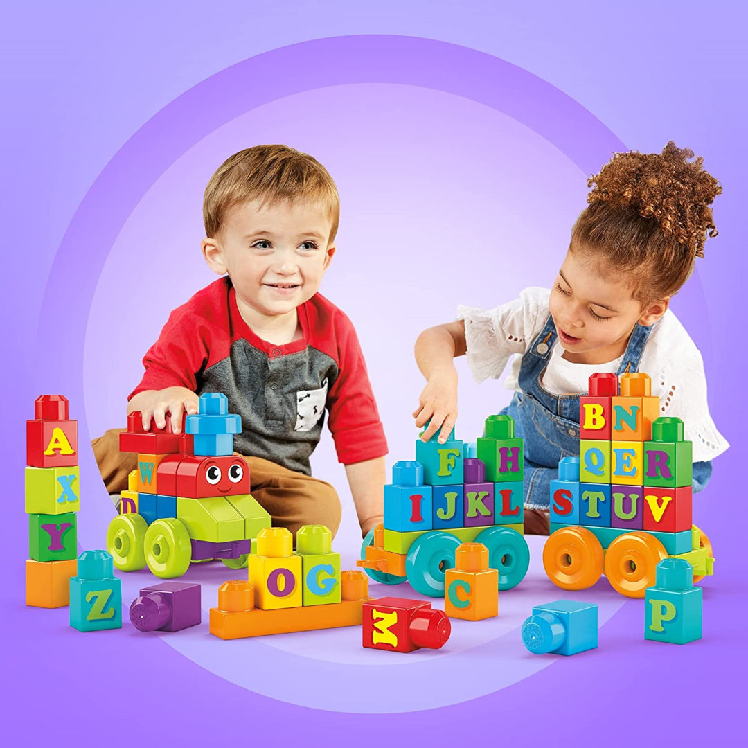 Mega Bloks Building Basics ABC Learning Train - Maqio
