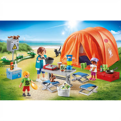 Playmobil Family Fun Family Camping Trip with figures and Accessories 78pc 70089
