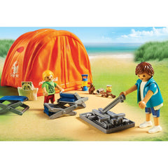 Playmobil Family Fun Family Camping Trip with figures and Accessories 78pc 70089