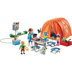 Playmobil Family Fun Family Camping Trip with figures and Accessories 78pc 70089