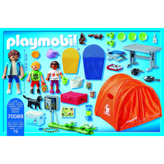 Playmobil Family Fun Family Camping Trip with figures and Accessories 78pc 70089